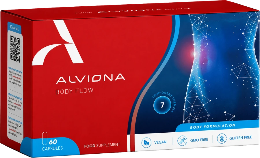 Alviona Body Flow Nahrungsergänzung – 60 Kapseln